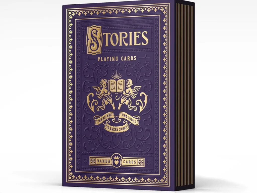 Stories Vol. 5 Purple Gilded Playing Cards 1