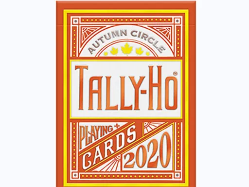 Tally-Ho Autumn Circle Back Playing Cards Thumbnail 1