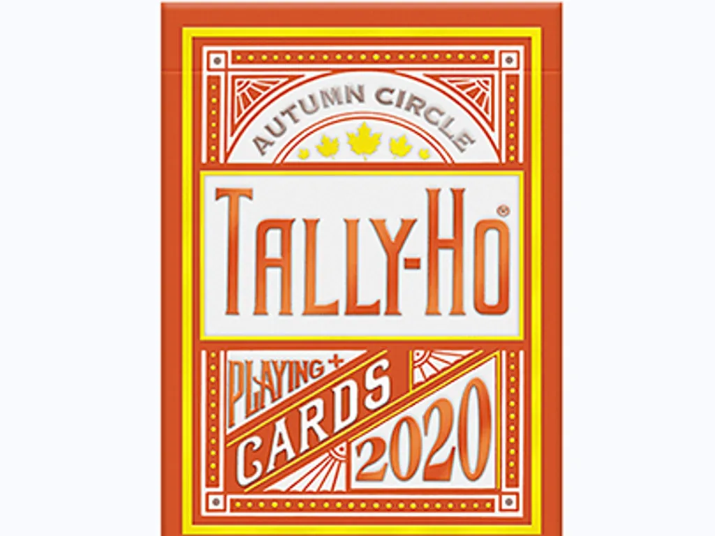 Tally-Ho Autumn Circle Back Playing Cards 1