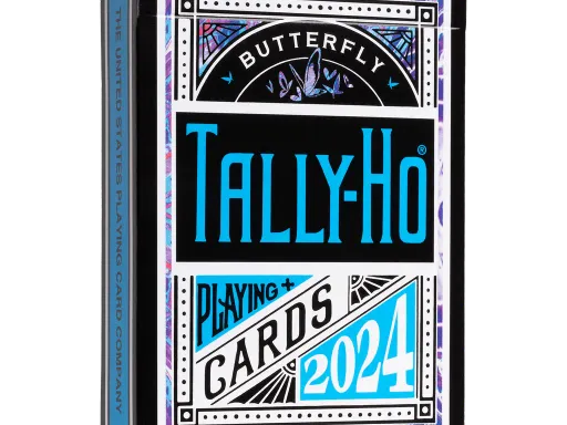 The Tally Ho Butterfly Playing Cards are the latest and best playing cards released by Bicycle Playing Cards sister brand.Tally-Ho Butterfly cards display the shapes and red, blue and purple colors of the beautiful butterfly