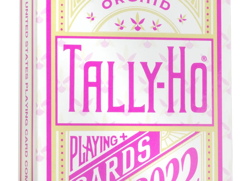 Tally Ho Orchid Playing Cards 1