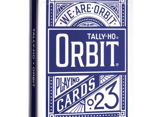 For the first time ever, Tally-Ho is featuring a Co-branded collaboration with Orbit Playing Cards / Chris Brown. The deck is designed by Daniel Schneider and features Bicycle Thin Crushed stock for that broken-in feeling!