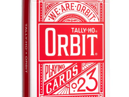 For the first time ever, Tally-Ho is featuring a Co-branded collaboration with Orbit Playing Cards / Chris Brown. The deck is designed by Daniel Schneider and features Bicycle Thin Crushed stock for that broken-in feeling!