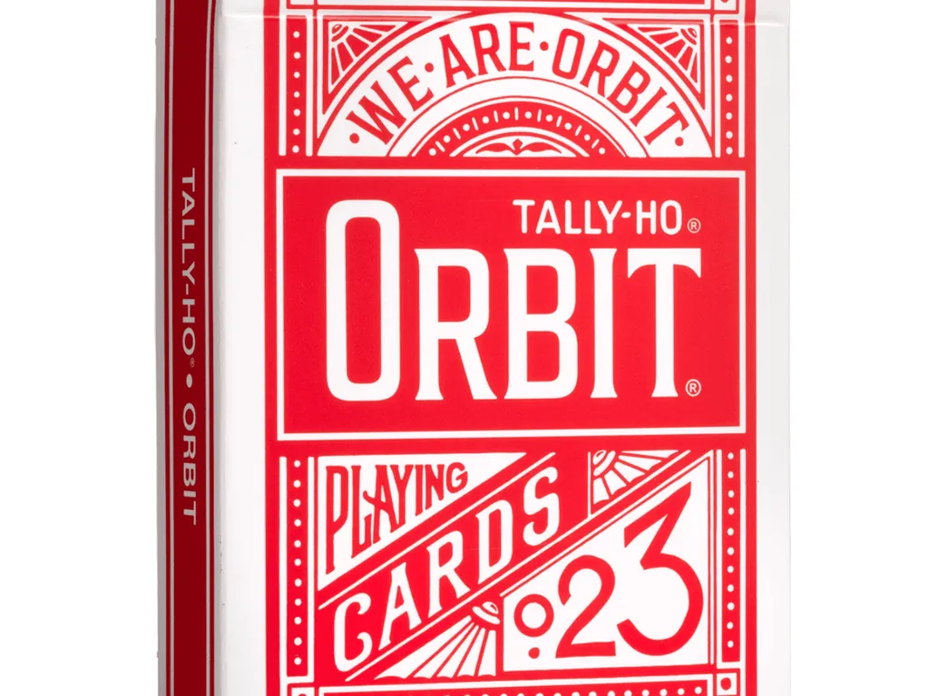 Tally Ho x Orbit Red Playing Cards 1