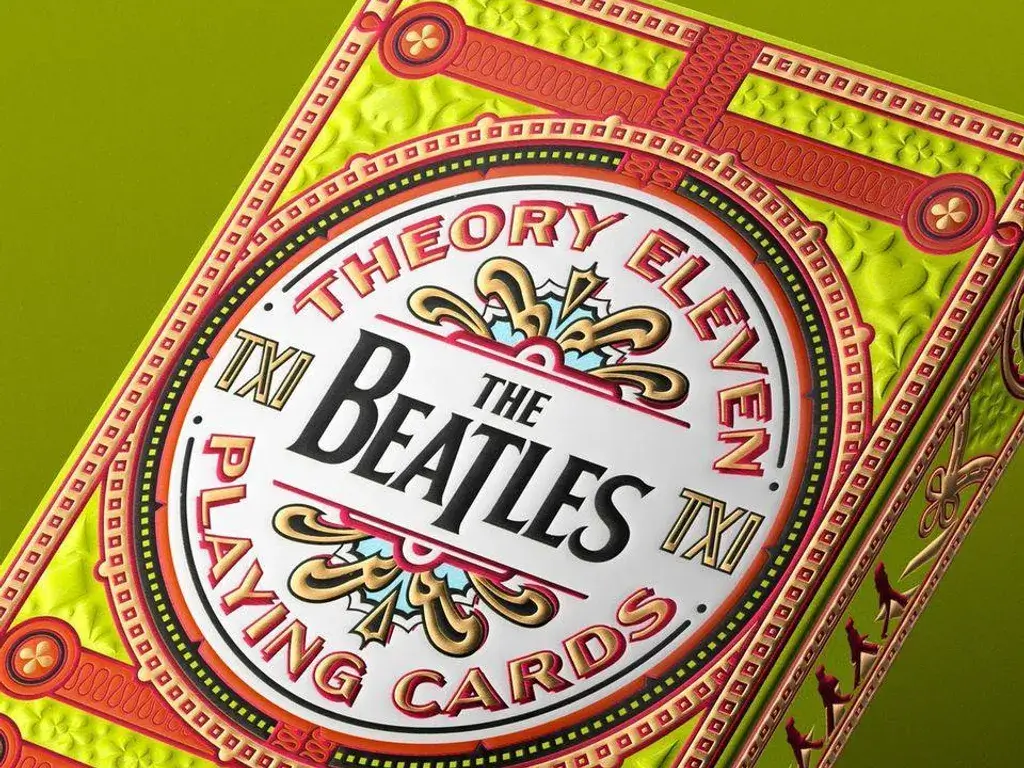 The Beatles Playing Cards - Green 1