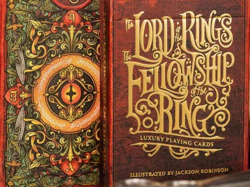 After Theory 11's LOTR, Kings Wild Project announced their officially licensed The Lord of the Rings Playing Cards. Licensed through Middle-earth Enterprises, the standard edition of The Fellowship Of The Ring playing cards are destined