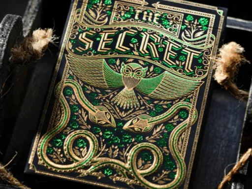 Limited to 2000 decks the Secret Playing Cards were inspired by mysteries and the stories surrounding the Illuminati.The Secret Playing Cards have many hidden references and symbols that are associated with the cult of the