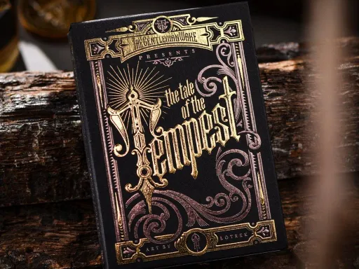 The Midnight Edition of the Tale of the Tempest Playing Cards are limited to 5000 decks and you can complete your series with the Dynastinae and the Prism Edition of these gorgeous and luxurious playing