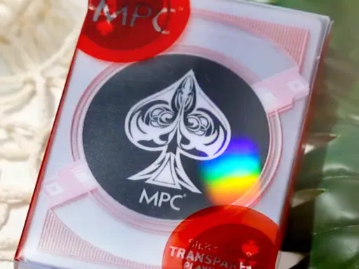 Transparent Playing Cards - Red Thumbnail 1