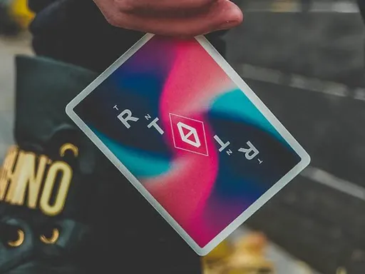 Turn has adopted a cool and incredible design on the card back. It will catch your eyes immediately if you do cardistry. If you look at the back of the card, you will see that