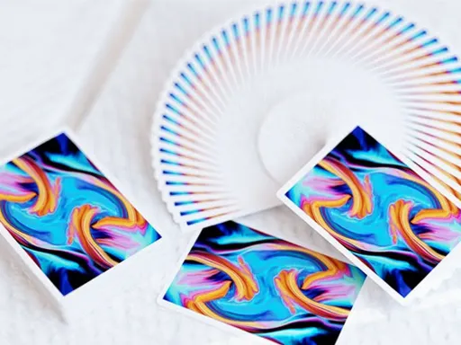 Designed by Toomas Pintson, Ultra playing cards have a one of a kind design with a gorgeous mix of colors. The twin tip design on the back allows for beautiful fans and creating pieces of