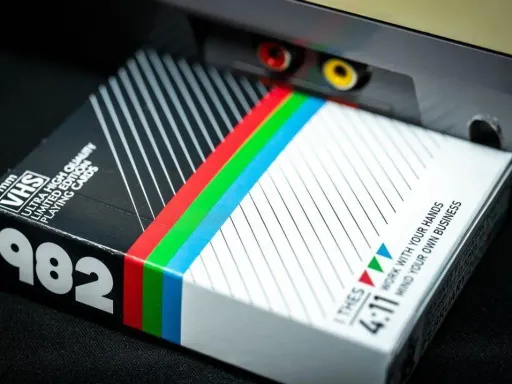 VHS 1982 is a nostalgic deck that brings back memories of putting electrical tape over your VCR to keep it from blinking all night long, and blowing the Nintendo game cartridge out before you start