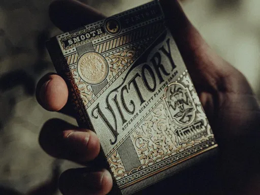 Limited Edition Victory Playing Cards by Joker and the ThiefJoker and the Thief presents a limited edition deck that is an homage to their founder James Milaras' family. The name Victory is a direct tribute