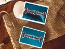 Vintage Feel Jerry's Nuggets Blue Foil Playing Cards Thumbnail 6