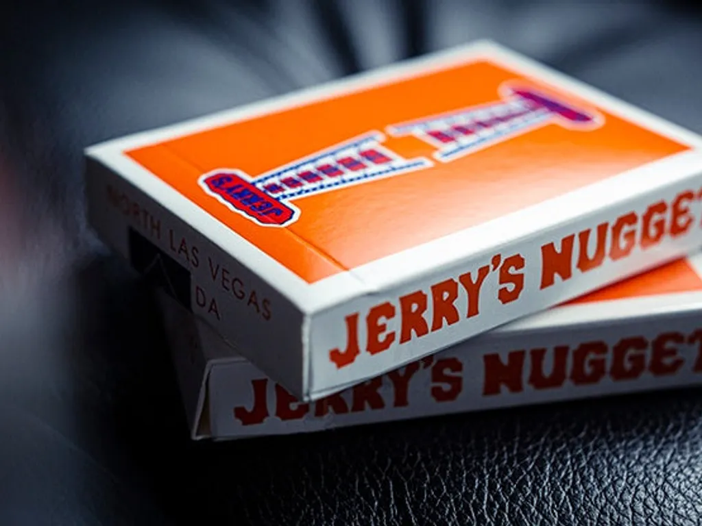 Vintage Feel Jerry's Nuggets (Orange) Playing Cards 1