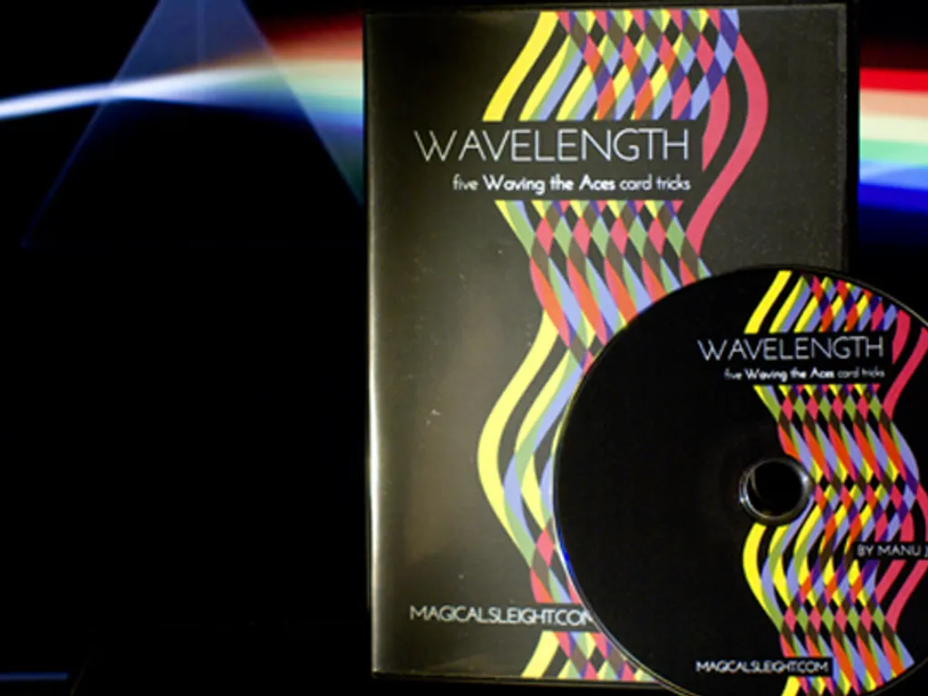 Wavelength DVD by Manu Jo and Magical Sleight, The Best Waving Aces Magic 1