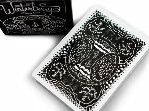 Be surrounded by the feeling of Winter as you use this deck. Winterberry is a fully custom deck of cards inspired by the Nordic winters. Winterberry is hand illustrated from the ground up, making it